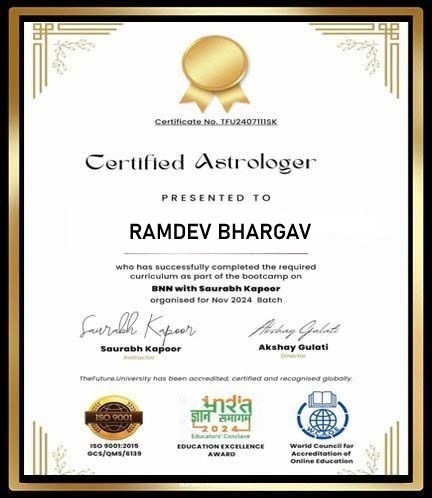 Astrologer Ramdev Bhargav
